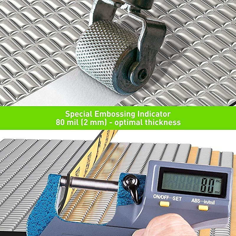 80 mil Car Sound Deadening mat Butyl Automotive Sound Deadener Noise Insulation and Vibration Dampening Material 80 mil 10 sqft