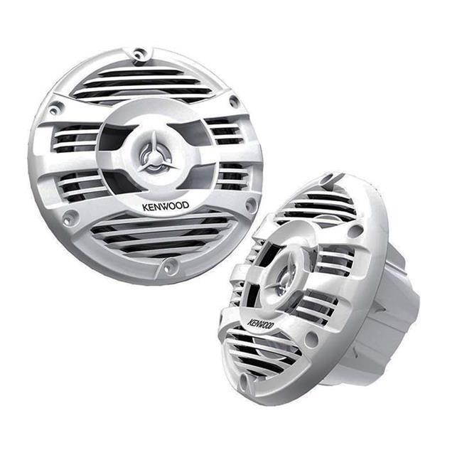 Kenwood KFC1653MRW 6.5 in. 150 watt White Marine 2 Way Speakers