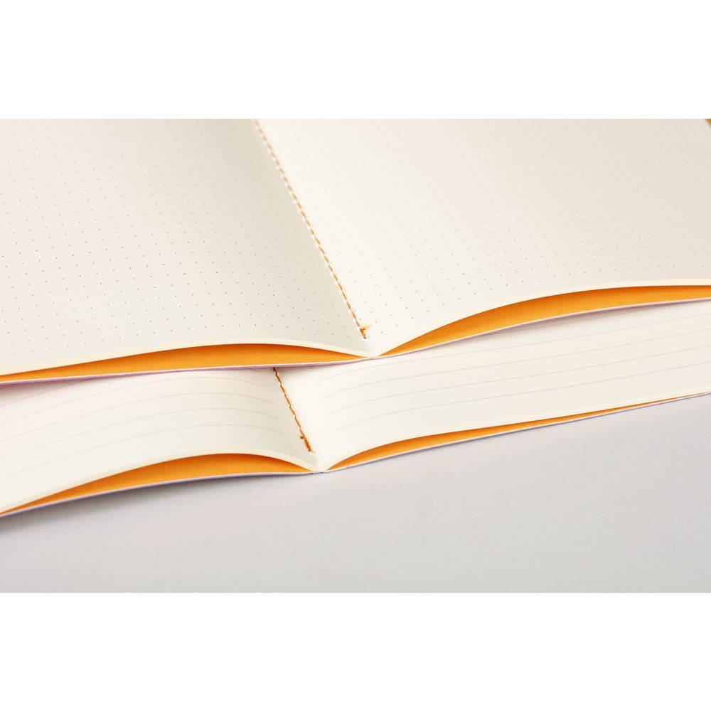 Rhodia Rhodiarama Sewn Spine Notebook - Dot Grid 32 Sheets - 6 x 8 1/4 - Yellow