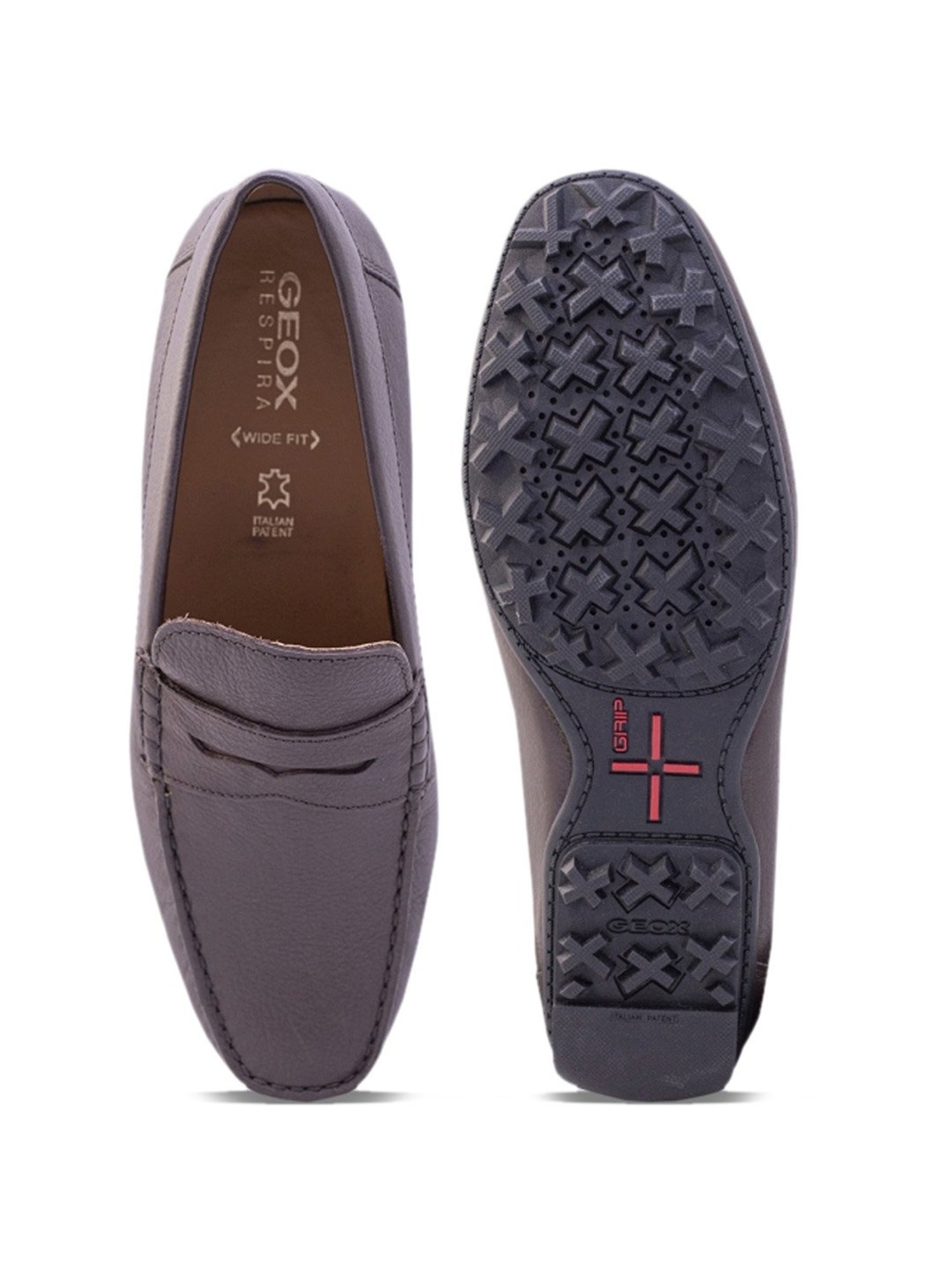 Geox Men's U Kosmopolis+Grip Brown Loafers