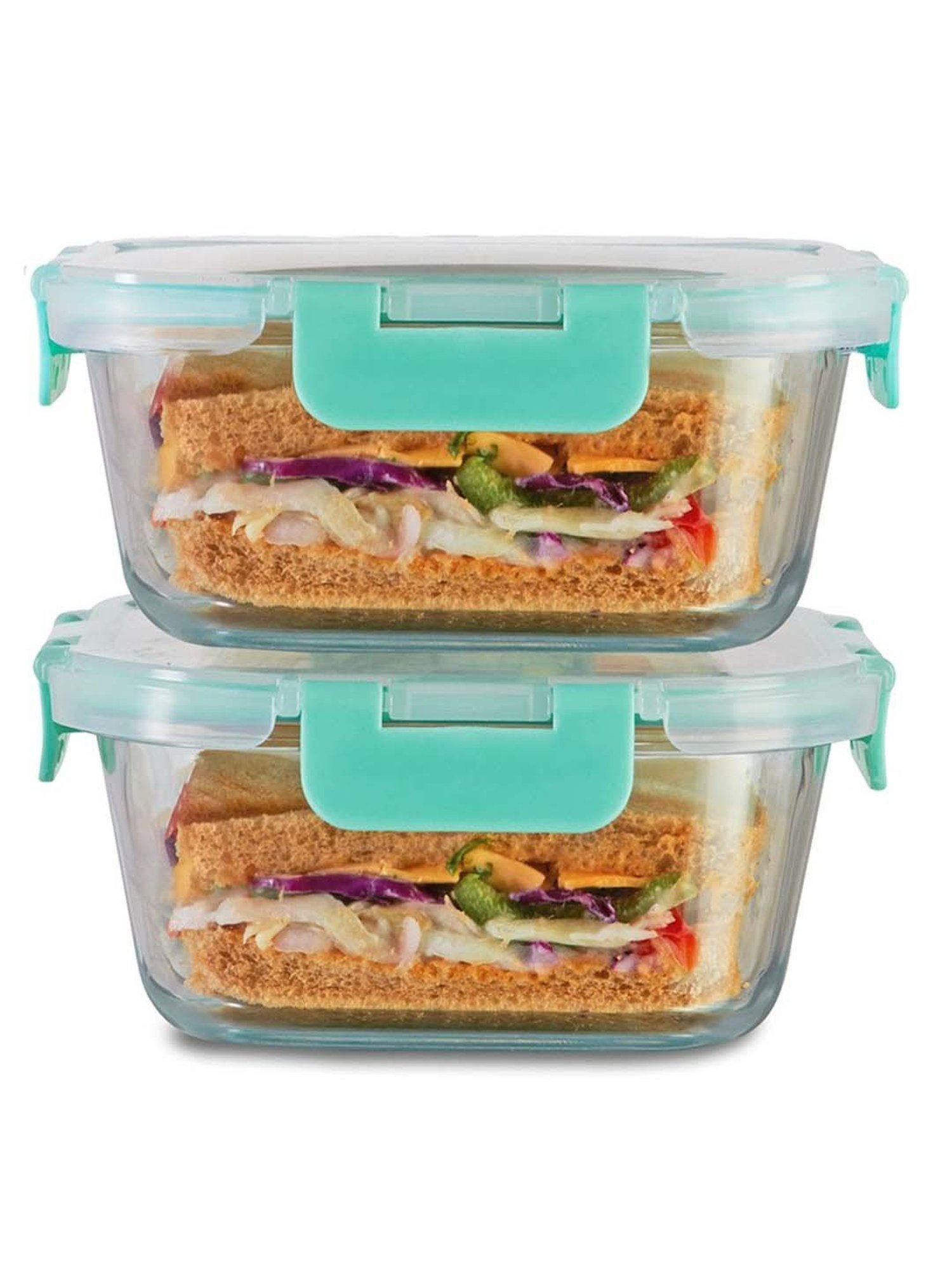 Allo Borosilicate Glass Containers with Lids Microwave Safe Container for Glass Storage Containers