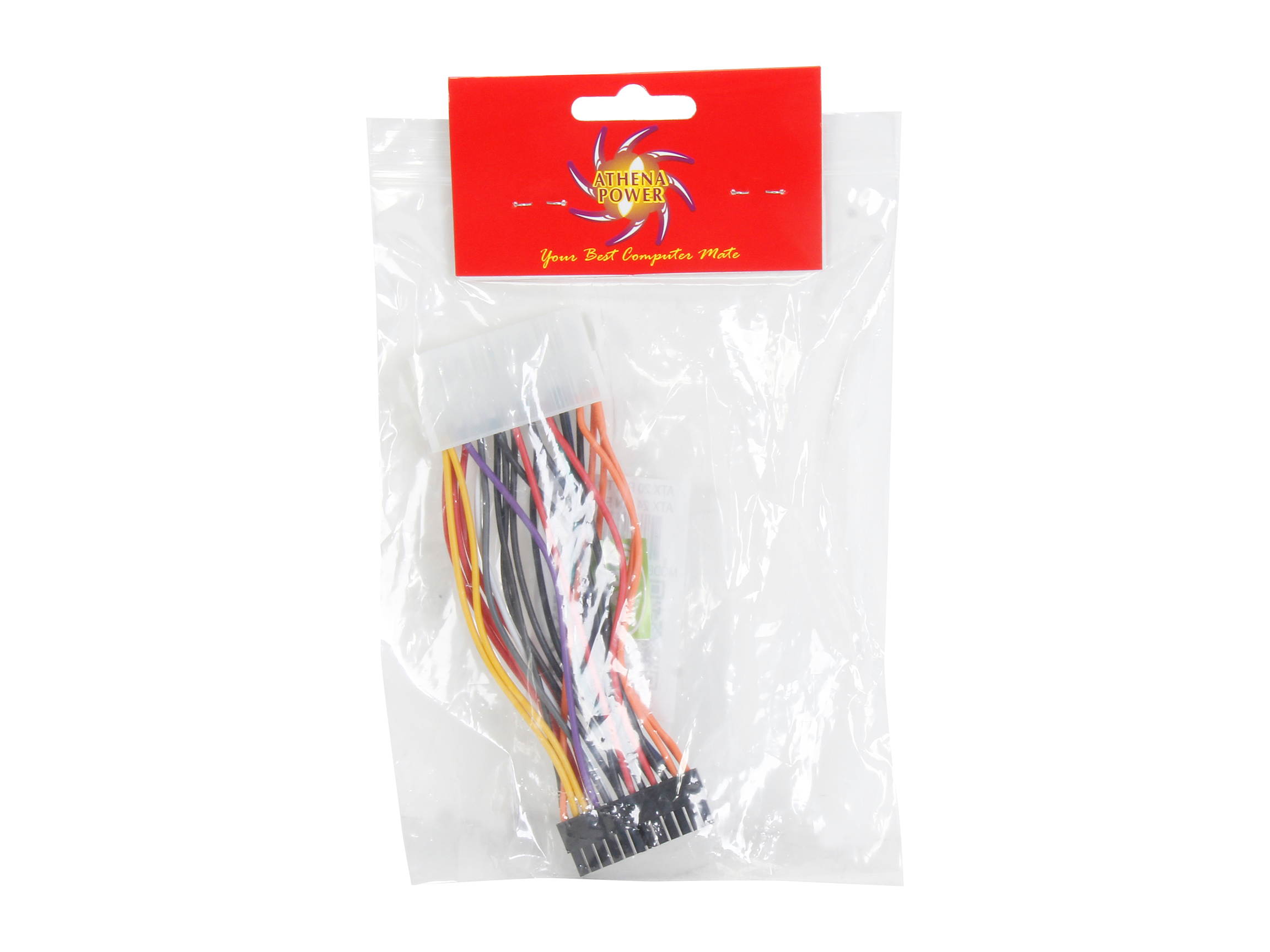 Athena Power CABLE-ATX20M24H ATX 20pin to MINI HP 24pin Power Adapter