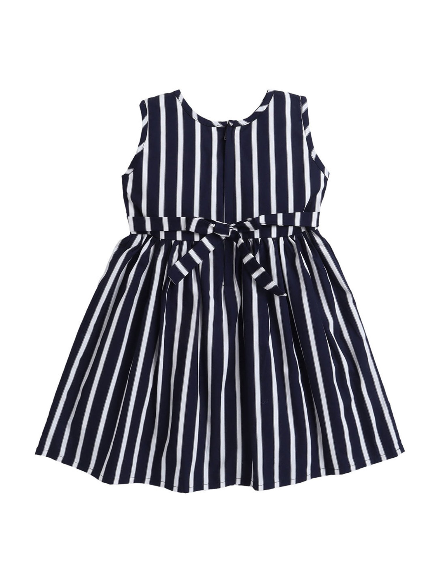 The Magic Wand Kids Navy Striped Dress