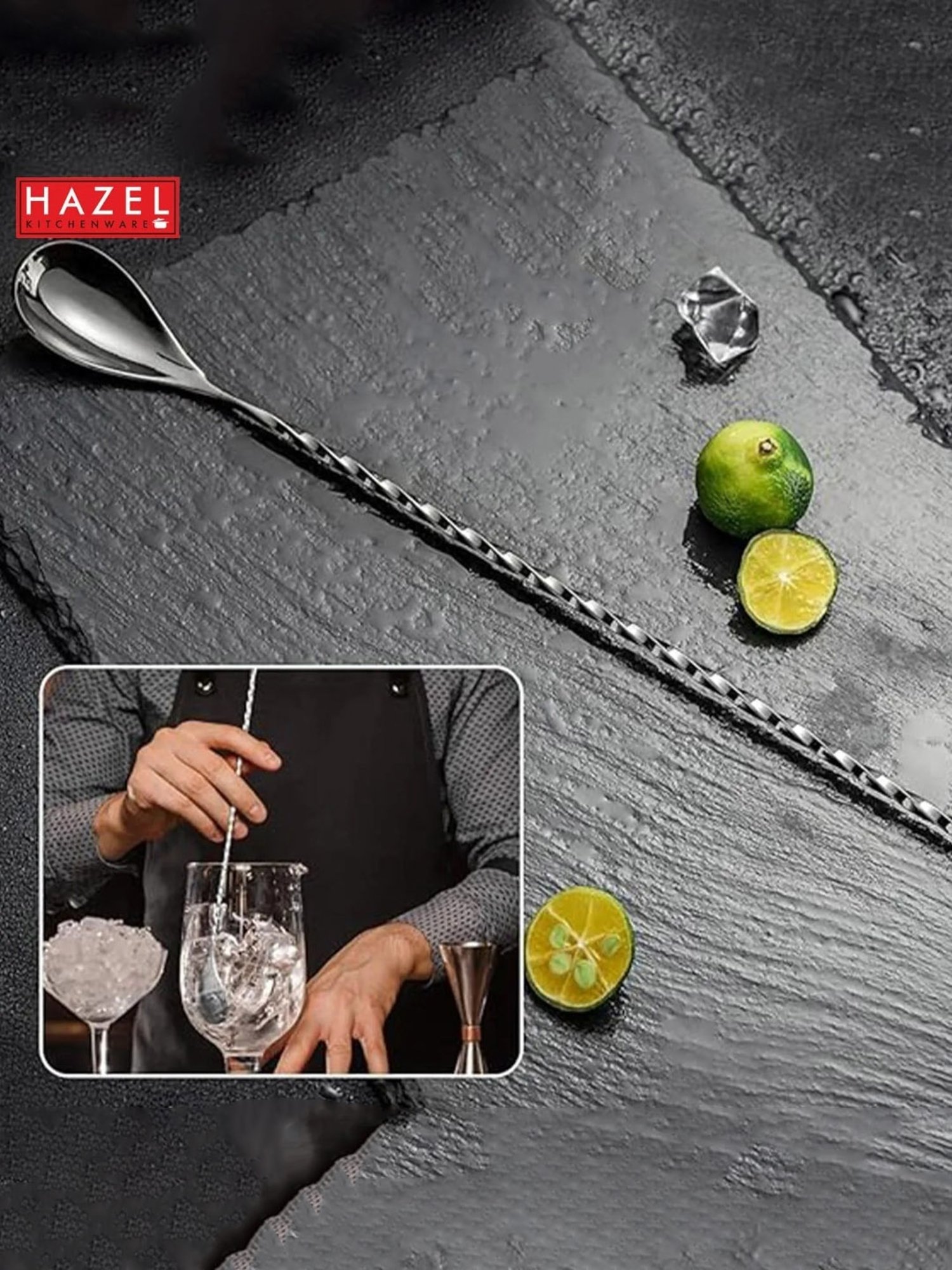 JOSEPH JOSEPH Silver & Green Steel 30.5 cm Elevate Tong - Set of 1