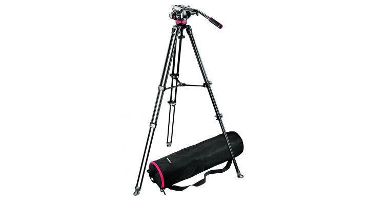 Manfrotto Telescopic Twin Video Tripod