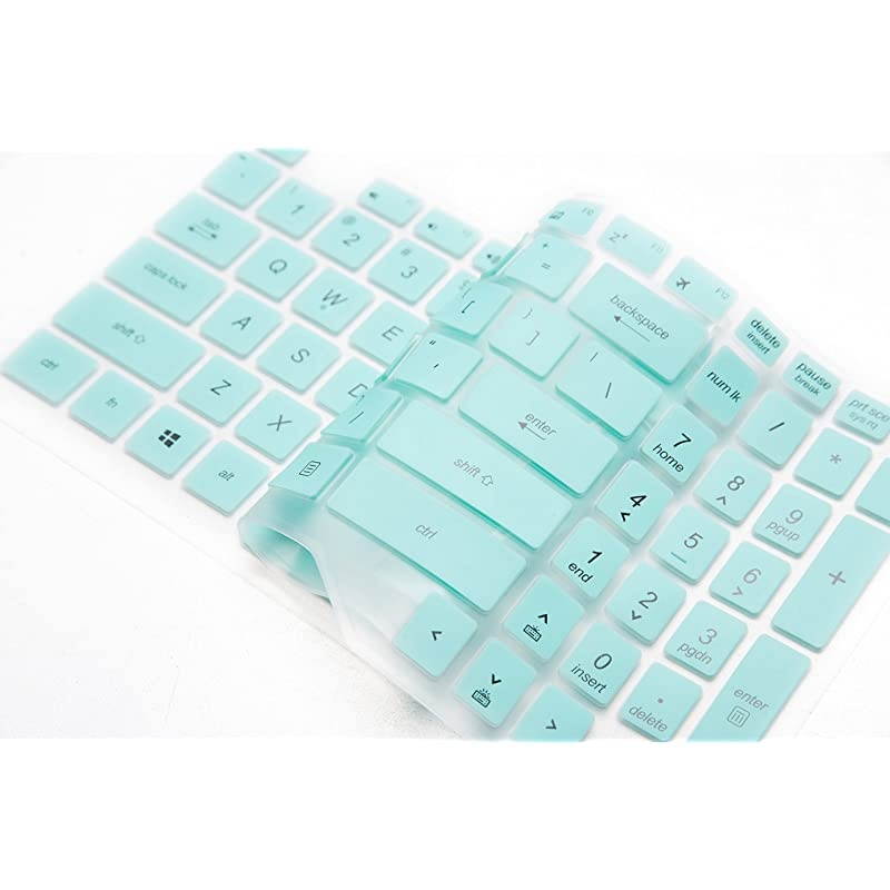 Thin Keyboard Cover for ASUS TUF FX505 FX505GT FX505DT FX705 FX705DY, ROG Strix GL503 GL504 GL703 GL704 GL704GM GL704GV GL704GW Gaming Laptop - Black