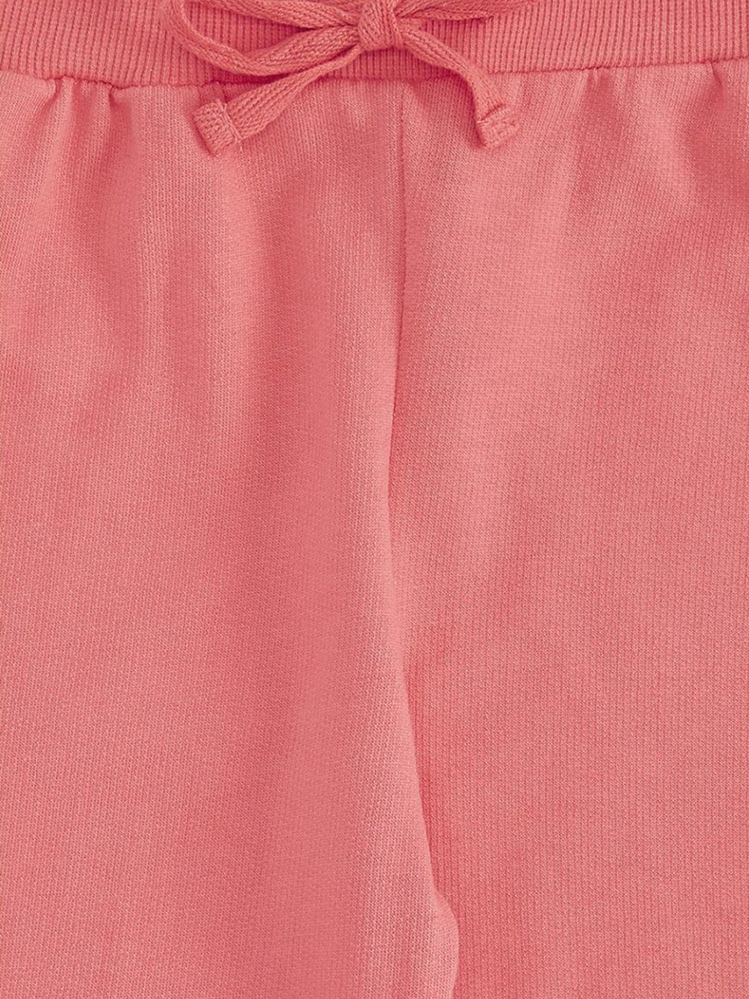 Pantaloons Baby Cloud Pink Cotton Regular Fit Trackpants