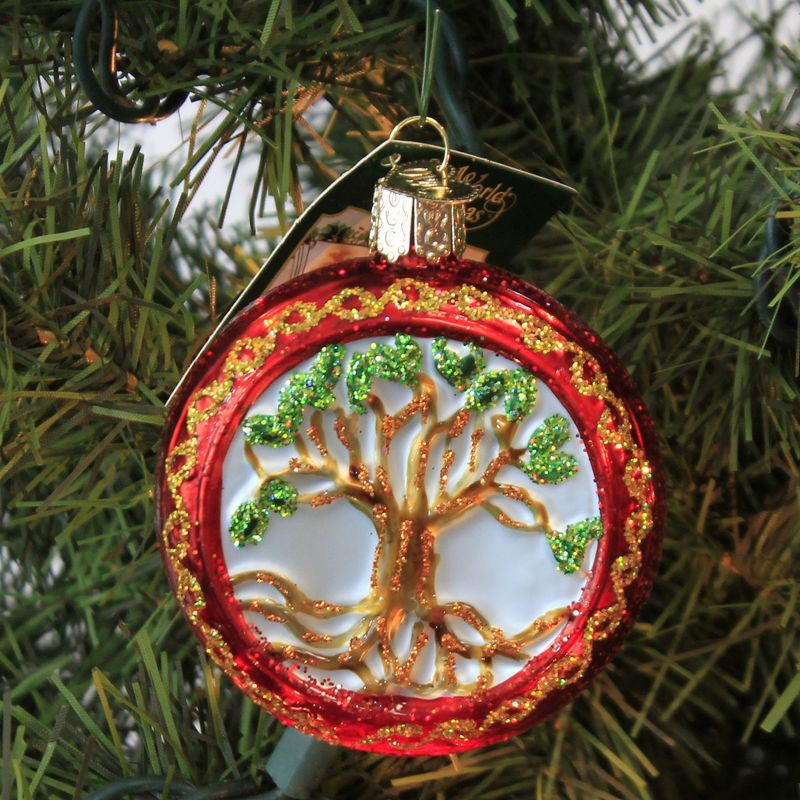 Old World Christmas 3.0" Tree Of Life Family Ancestors Ornament  -  Tree Ornaments
