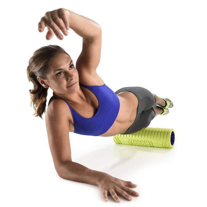 GoFit 18" Massage Roller - Lime Green