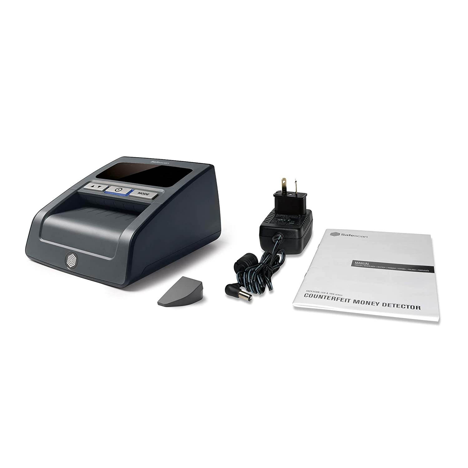 Safescan 185-S - Multi-direction automatic counterfeit bill detector - 100% dollar bill verification - 112-0575