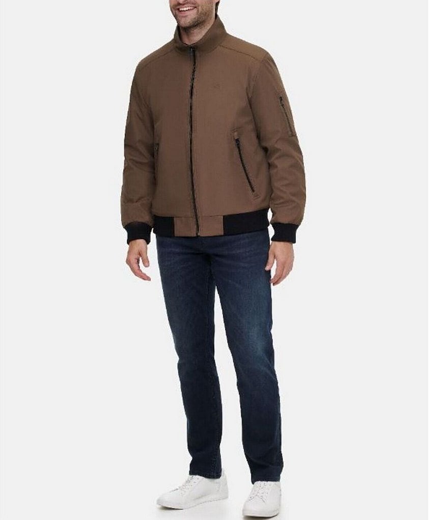 Calvin Klein Classic Ripstop Full-Zip Bomber Jacket