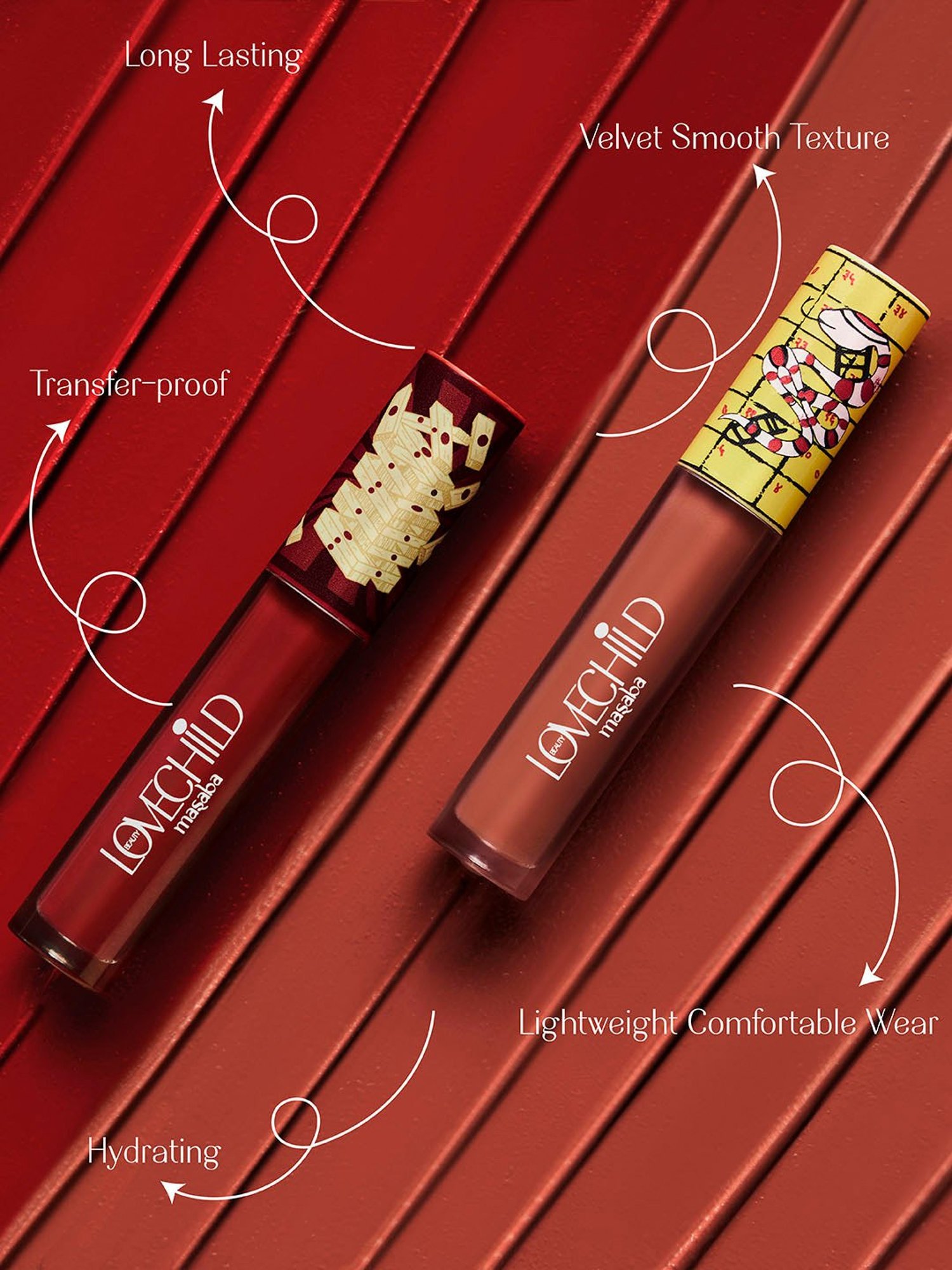 LoveChild Masaba Game On! Mad-Matte Liquid Lipstick Double Star - 5 ml