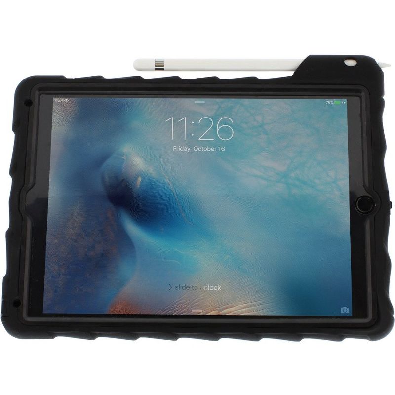 Gumdrop Hideaway Case for iPad Pro 9.7 - For iPad Pro - Black - Scratch Resistant, Impact Resistant - Silicone, Polycarbonate, Rubber