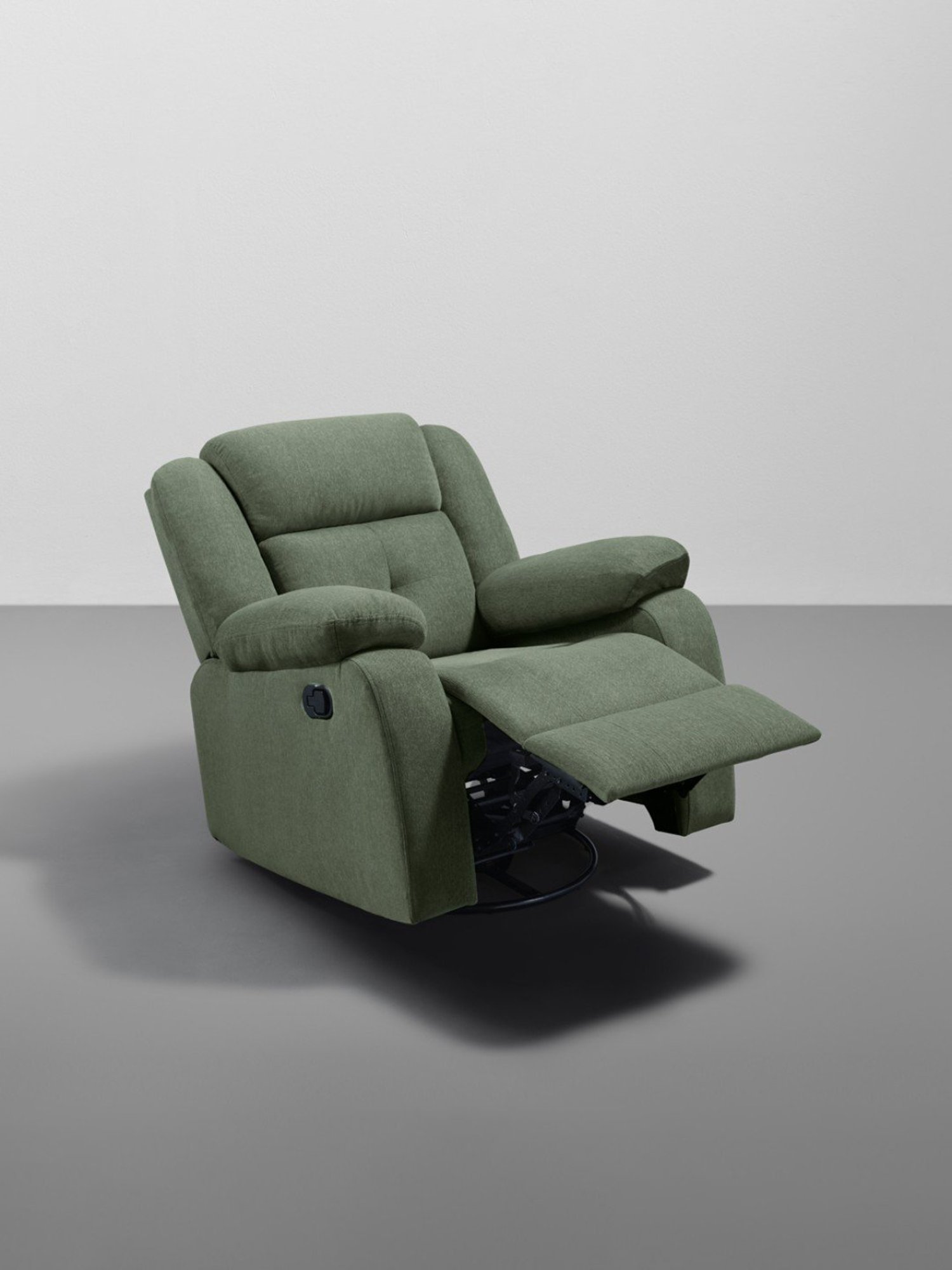 Sleepyhead RX7 Irish Green Fabric Rocking & Revolving Single Seater Recliner