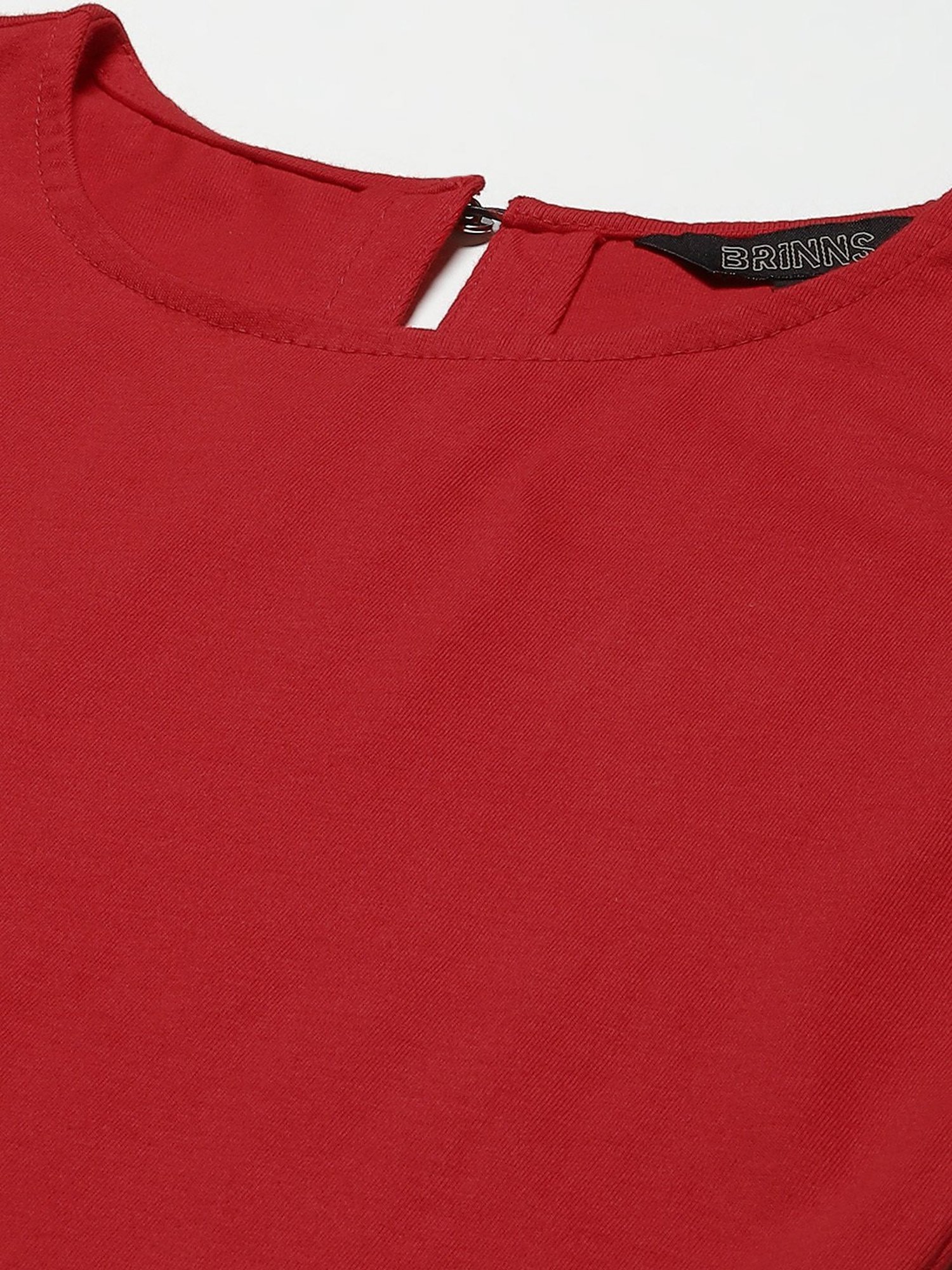 BRINNS Red Midi A Line Dress