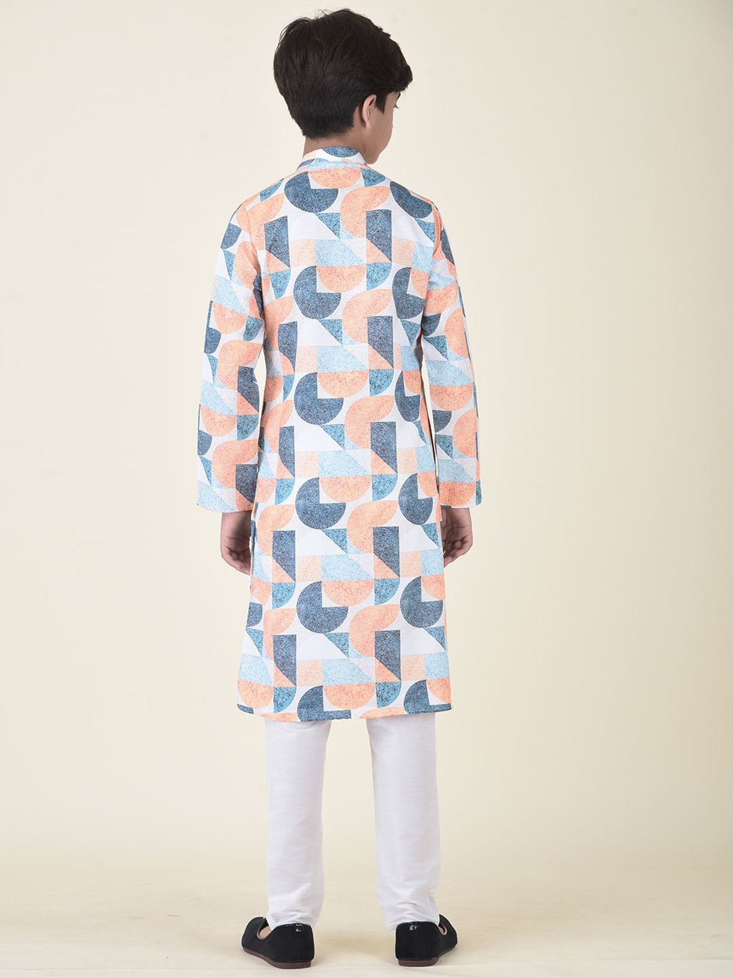 TABARD Kids Multicolour Printed Kurta + Pyjamas