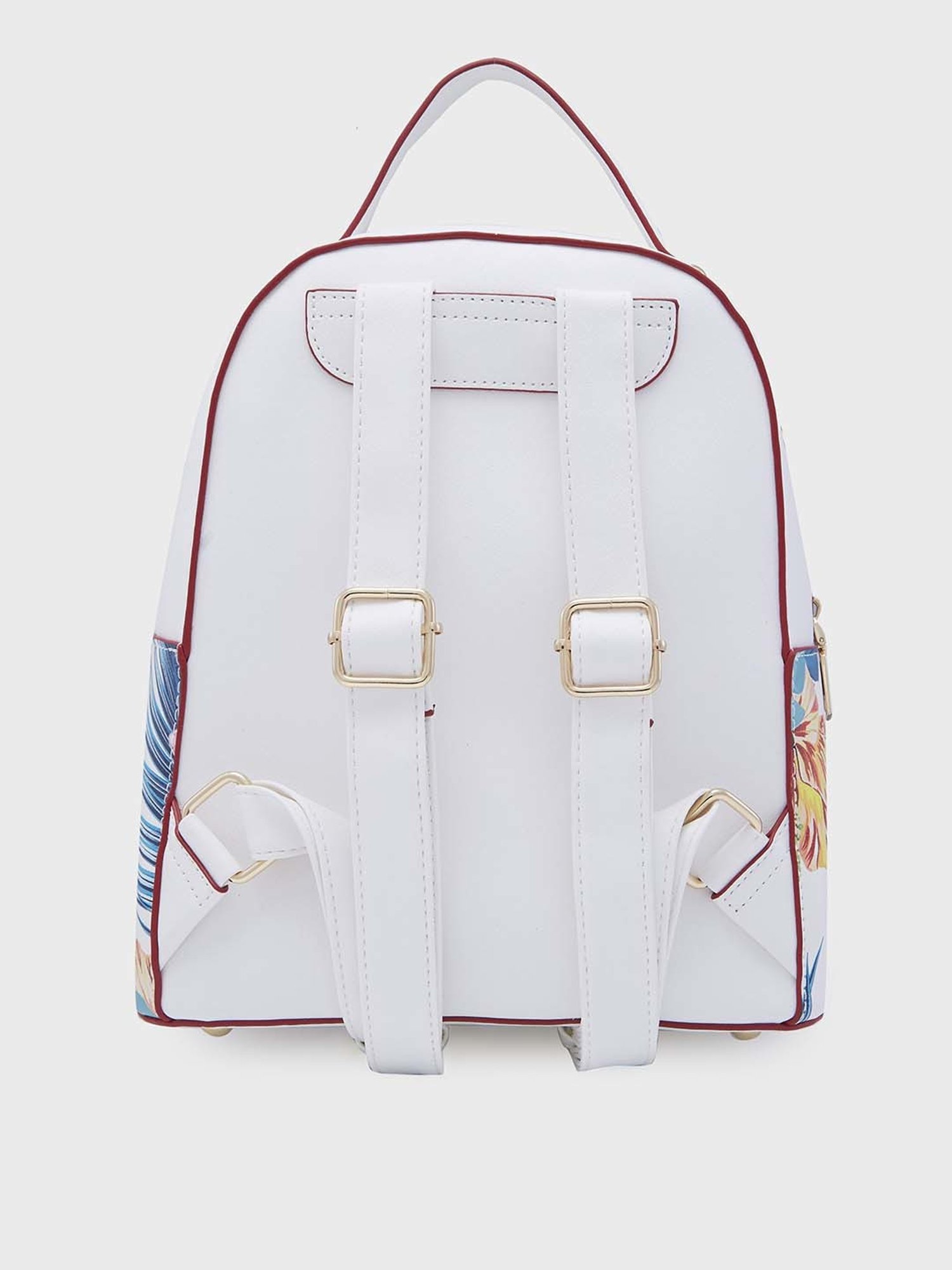 Caprese Renee Fashion Backpack Medium White | Women's Stylish Backpack | The Kiara Collection