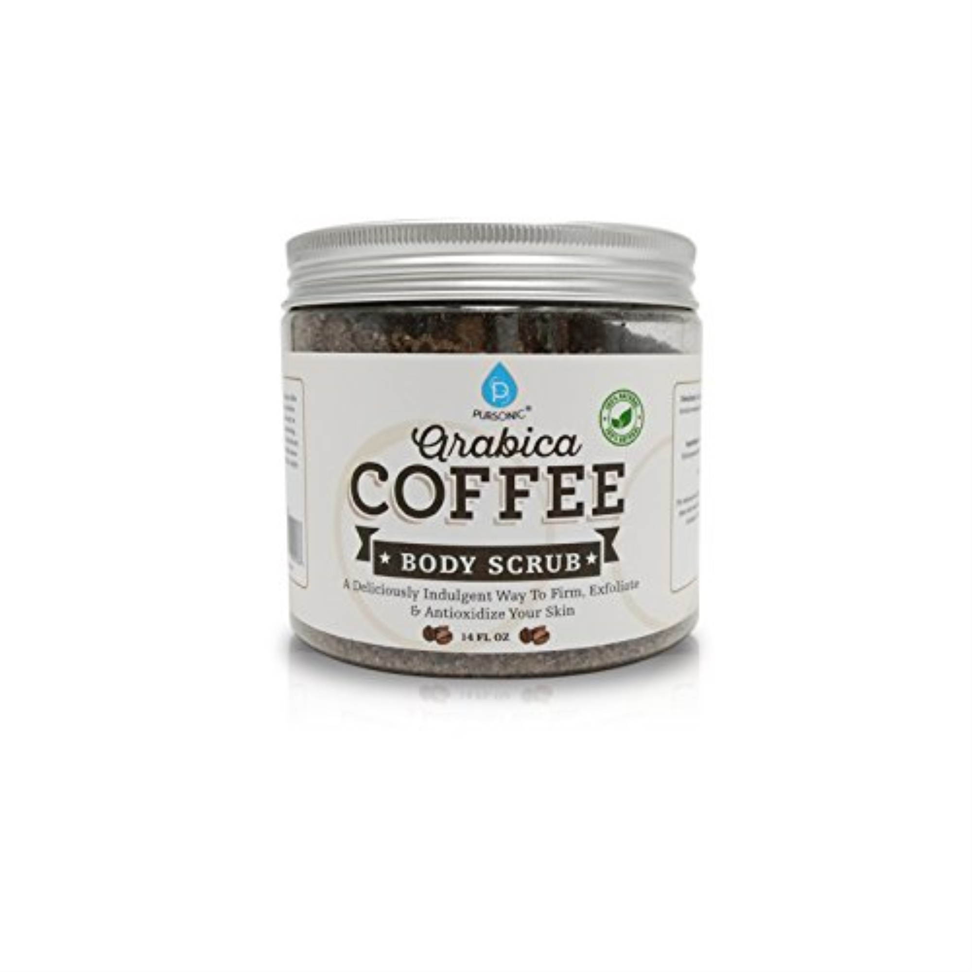 Pursonic Acs14 Aribica Coffee Body Scrub 14Oz Gently Removes