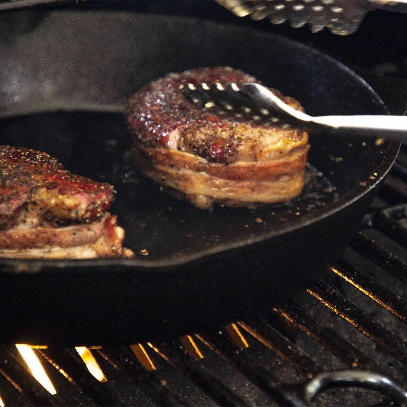 Cast Iron Fish Grill Pan Gray - Outset