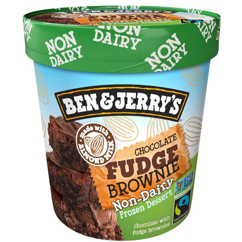 Ben & Jerry's Chocolate Fudge Brownie Non-Dairy Ice Cream Frozen Dessert - 16oz