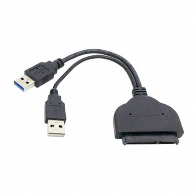 CY USB 3.0 to SATA 22pin 2.5" Hard Disk to 2 in 1 Combo Mini PCI- E 2 Lane M.2 NGFF & mSATA SSD Adapter Converter