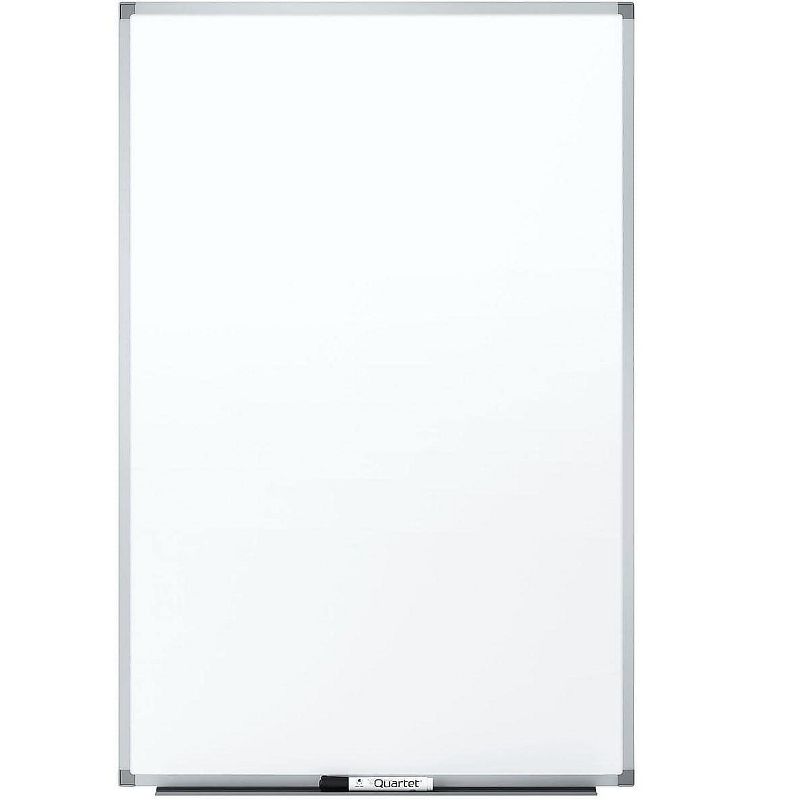 U Brands 36" Square Magnetic Dry Erase Board Silver Aluminum Frame