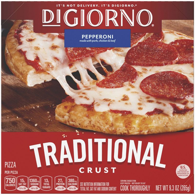 DiGiorno Traditional Crust Pepperoni Frozen Pizza - 9.3oz
