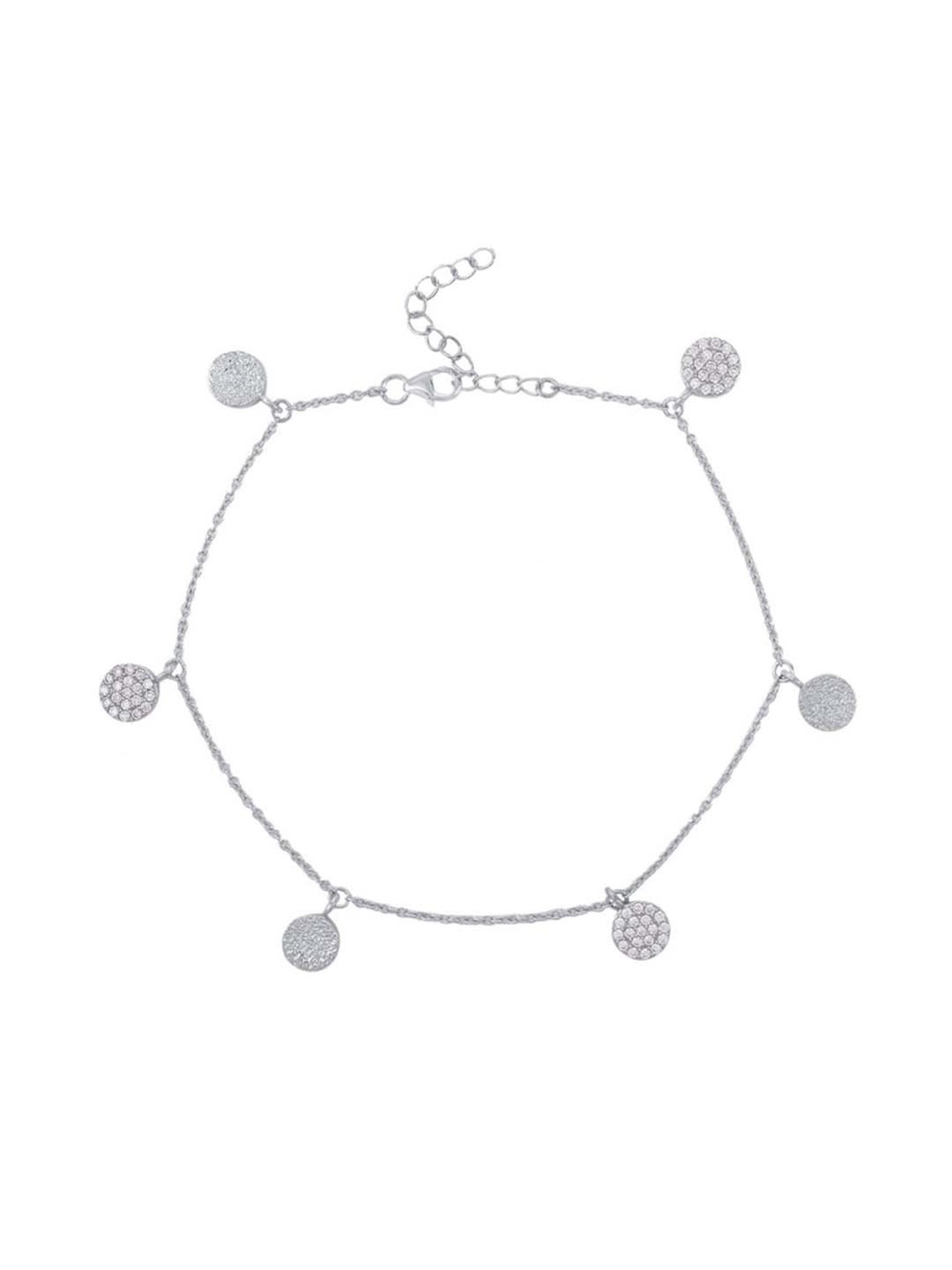 Silberry 92.5 Sterling Silver Isabelle Anklet