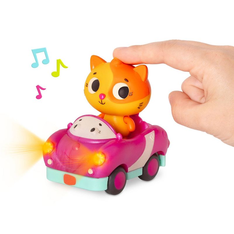 Land of B. Light-Up Toy Cat & Car - Lolo & Smarty Pants