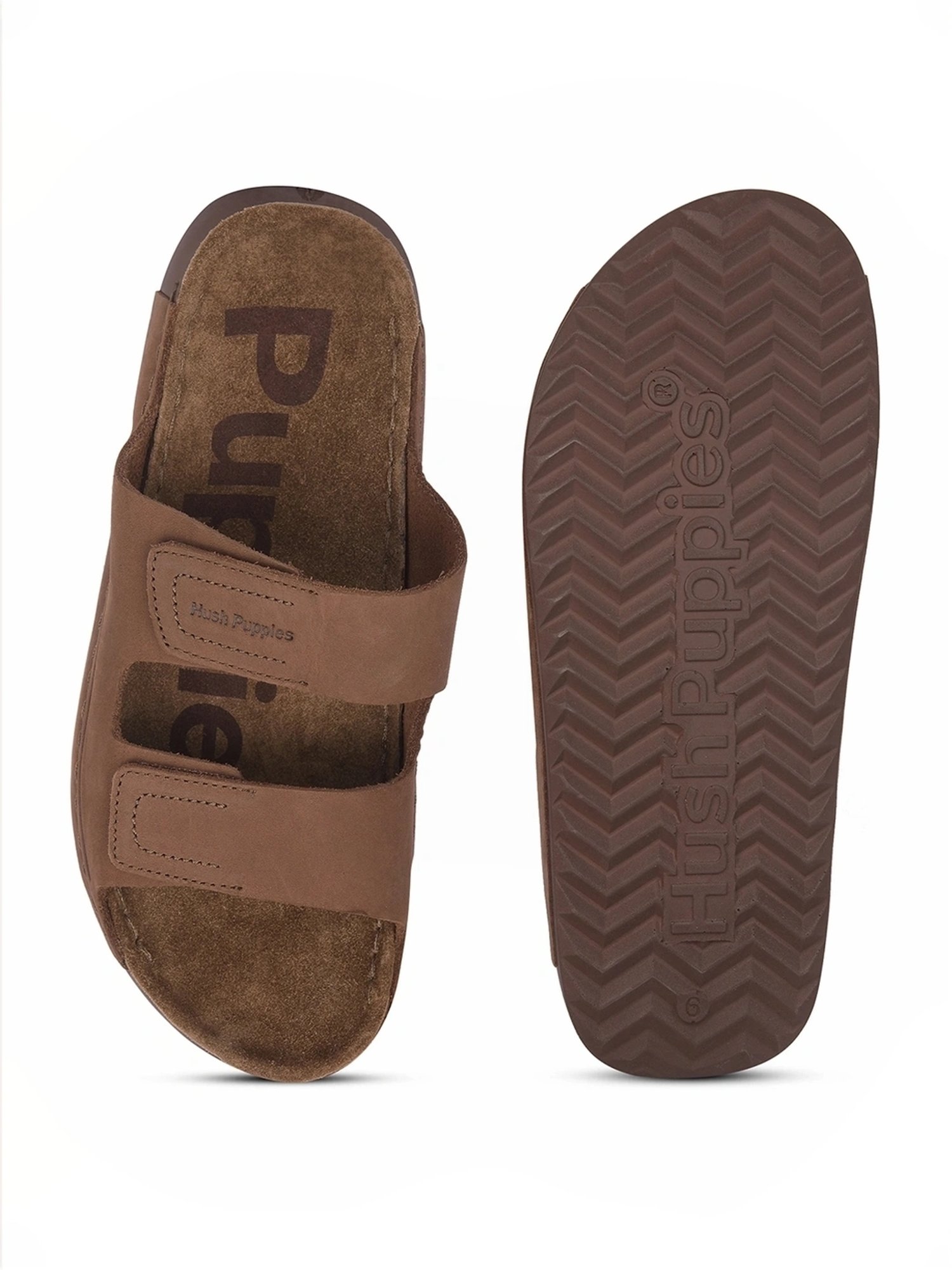 Hush Puppies by Bata Men's MASON Brown Casual Sandals