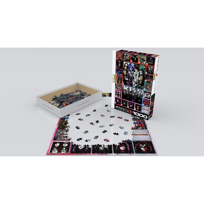 Eurographics Inc. KISS The Albums 1000 Piece Jigsaw Puzzle