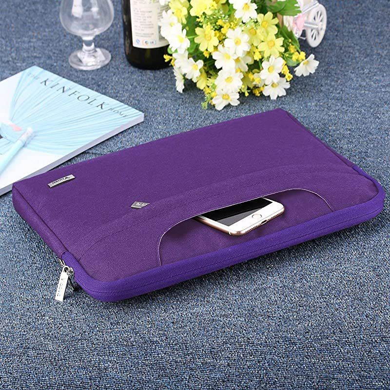 Laptop Bag Case 17 17.3 inch with Shoulder Strap,Waterproof Women Computer Carrying Sleeve Cover Compatible with New Razer Blade Pro,HP ENVY Laptop,ThinkPad P72,Dell ASUS Notebook,Violet