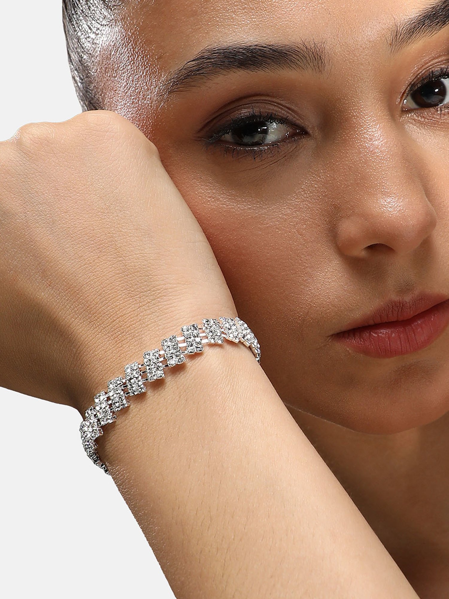 SOHI Geometric Tennis Bracelet For Women