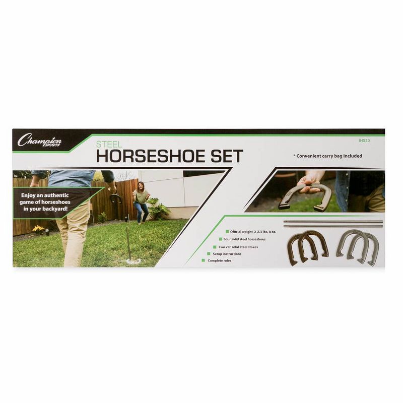 Champion Sports Steel Horseshoes Set