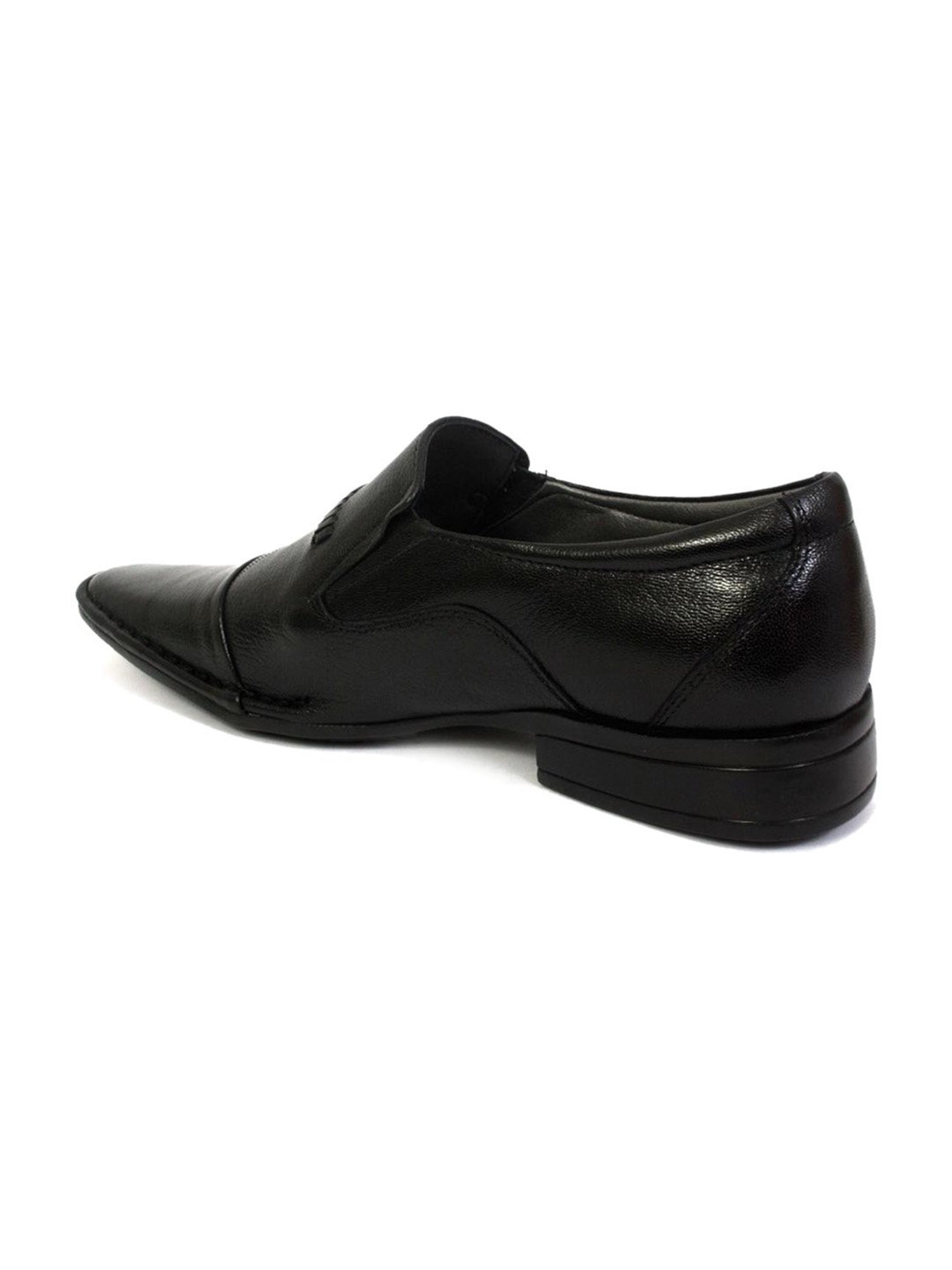 Hitz Men's Black Formal Slip-ons