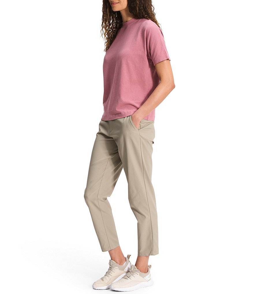 Columbia Anytime Outdoor&trade; Straight Leg Cropped Capri Drawstring Pants