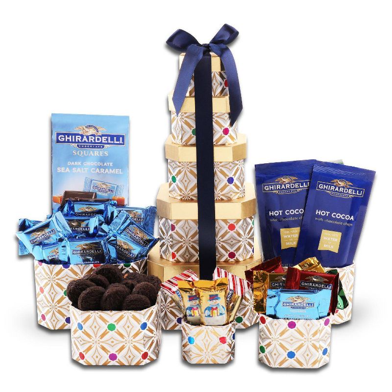 Ghirardelli Holiday Chocolate Gift Tower - 2lb