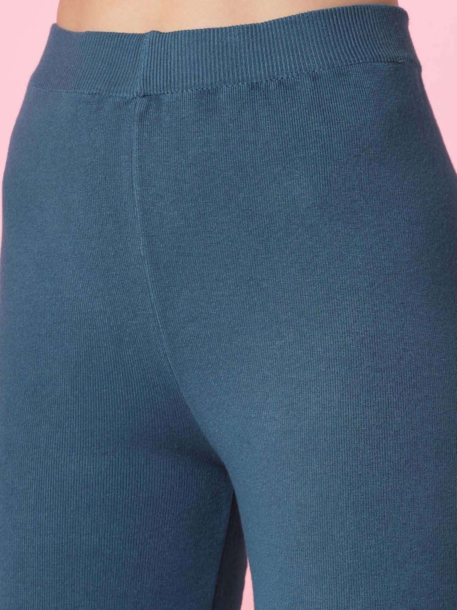 Mafadeny Blue Plain Top Pants Set