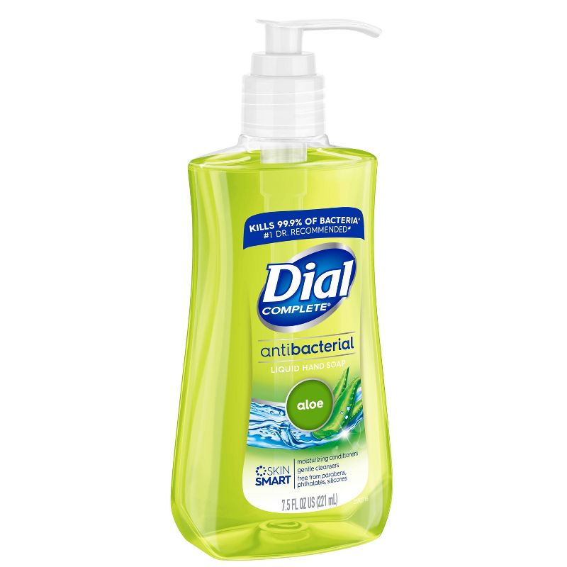 Dial Antibacterial Aloe Liquid Hand Soap - 7.5oz