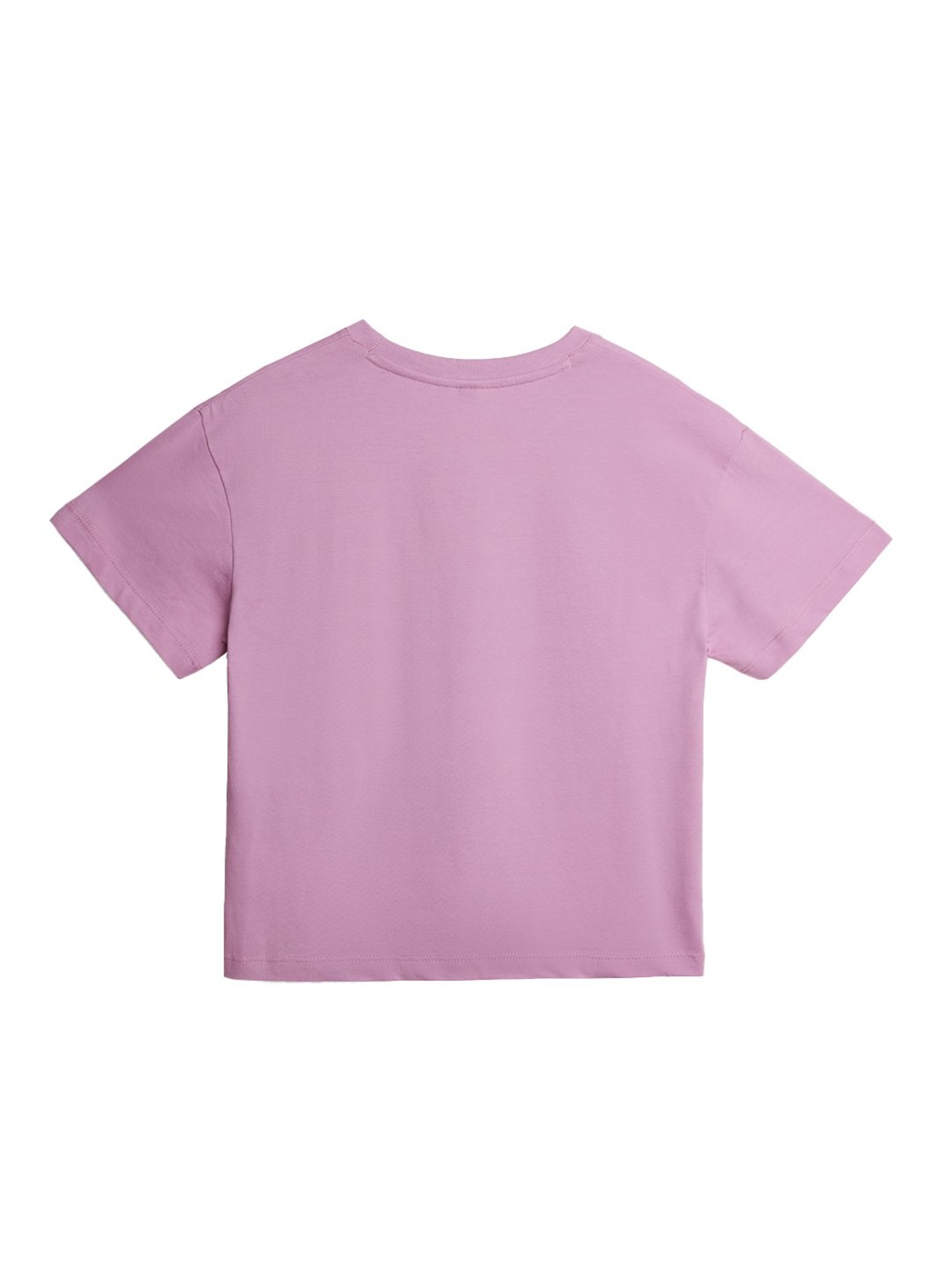 LilPicks Kids Yellow Solid Crop Top