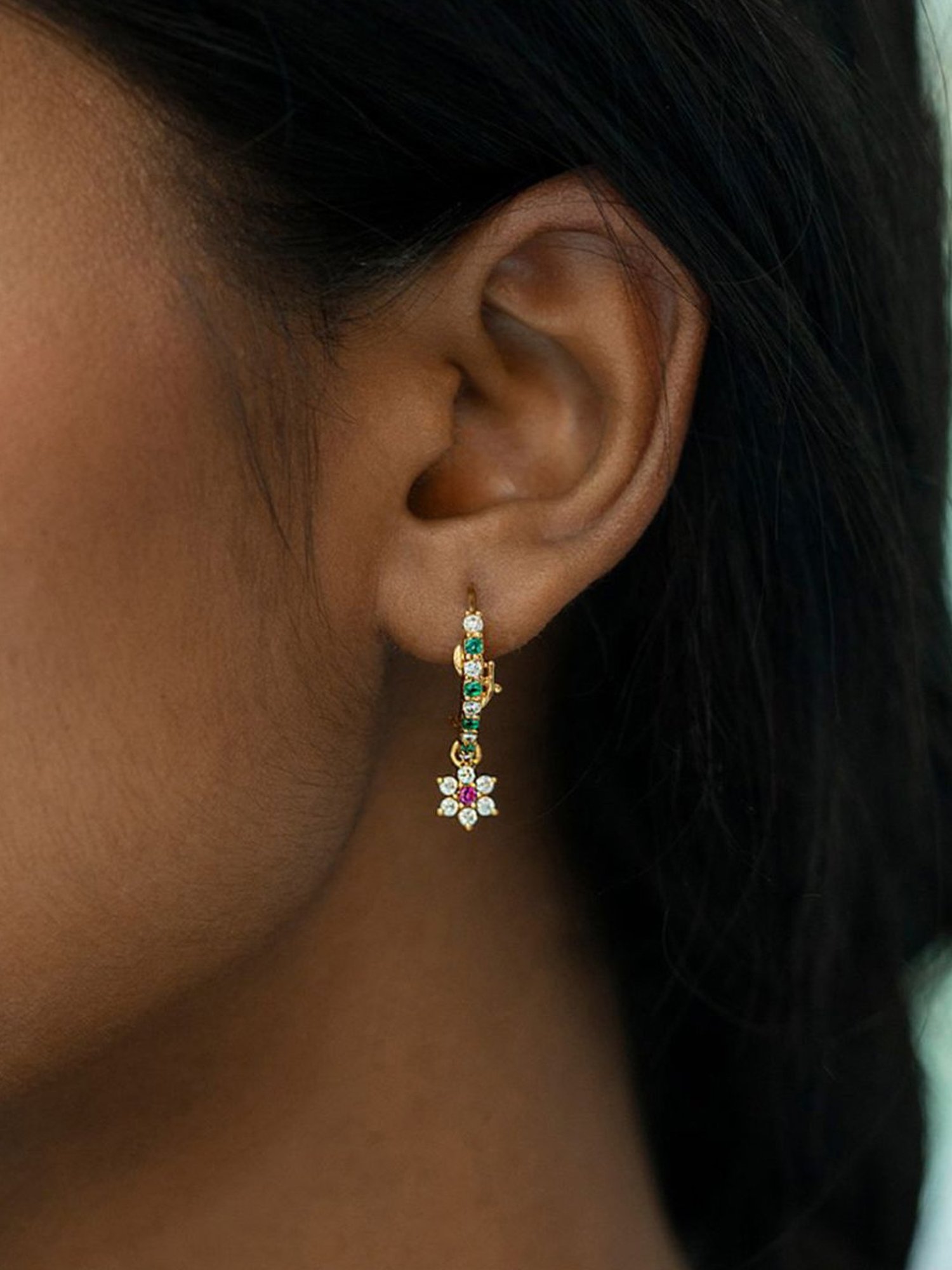 Shaya 92.5 Sterling Silver The Precious One Earrings for Women