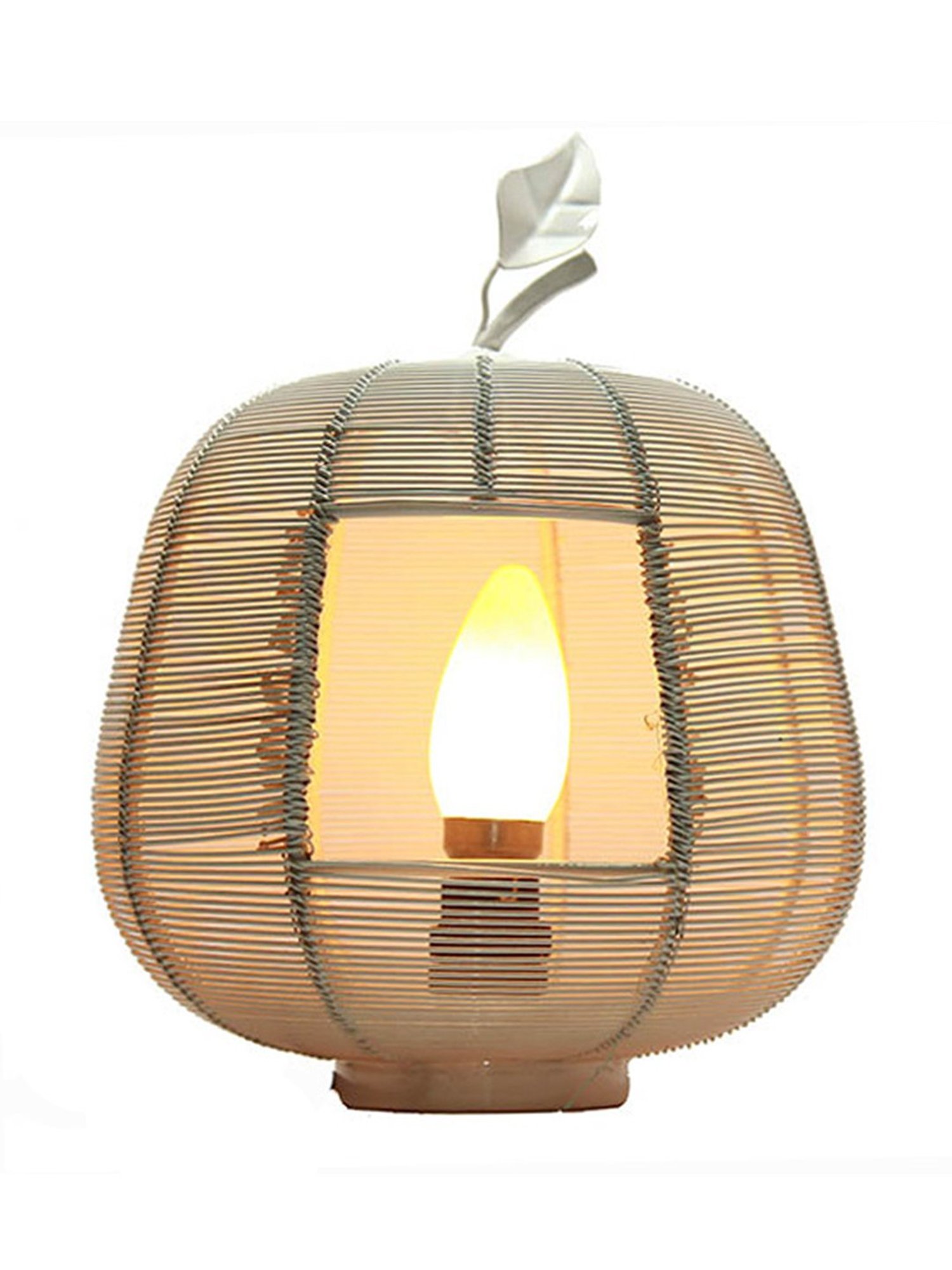 Homesake White Apple Contemporary Lamp (Bulb Included) - Set of 1