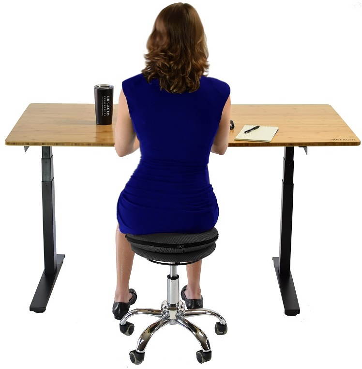 WOBBLE STOOL AIR rolling balance exercise ball chair alternative for active sitting. Swiveling adjustable height ergonomic office desk stool cool cute bouncy wiggle seat cushion stability medicine