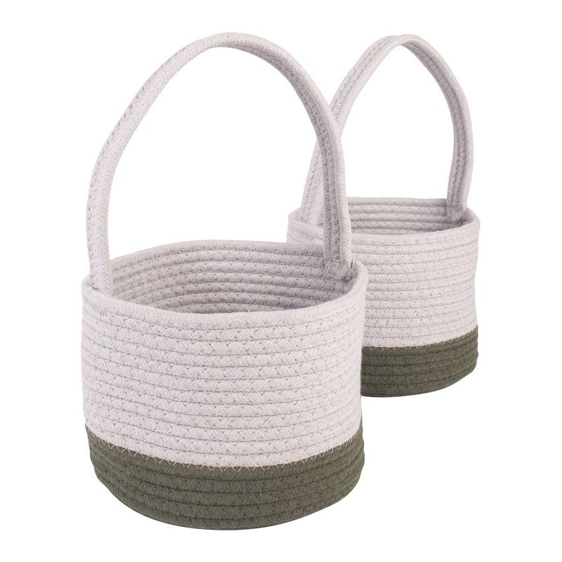 Guidecraft Woven Block Baskets - Set of 2