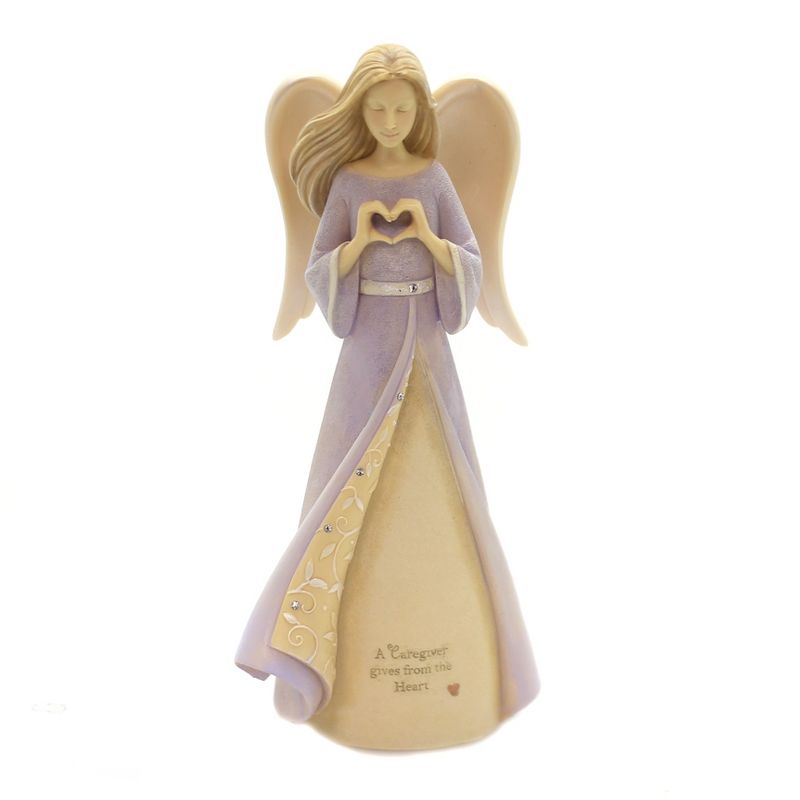Foundations 7.0" Caregiver Heart Angel Aide Support Needs  -  Decorative Figurines