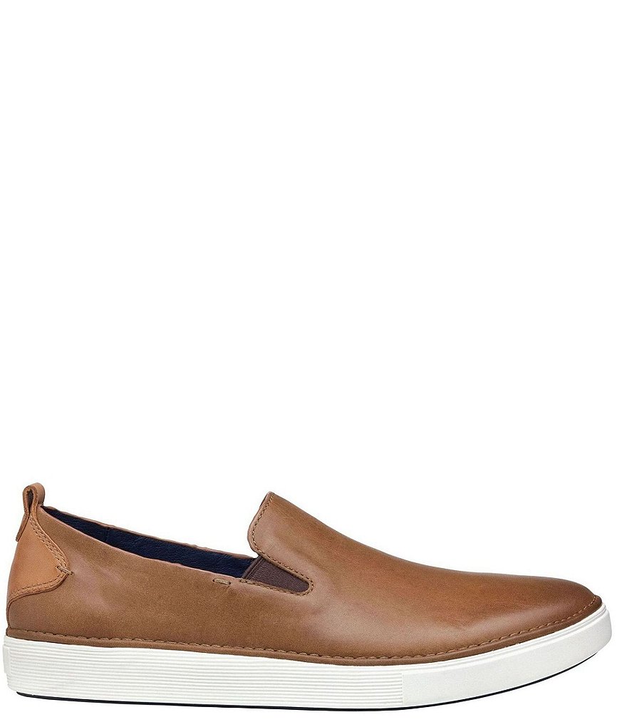 Johnston & Murphy Men's Noah Leather Slip-Ons