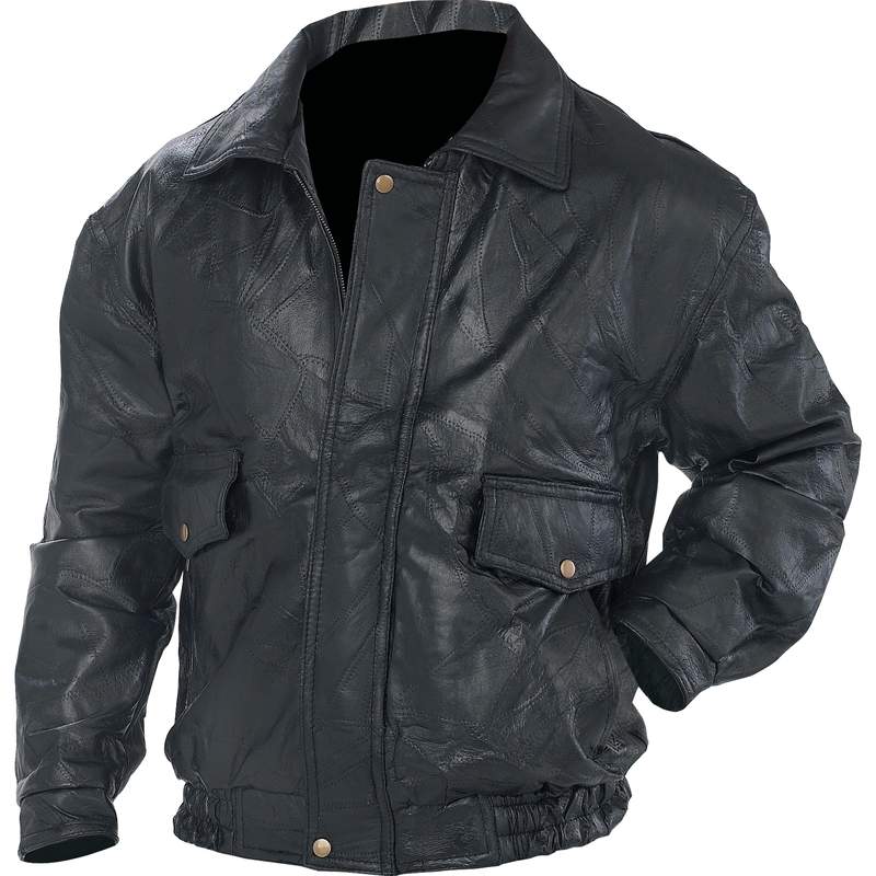 Napoline Roman Rock Design Genuine Leather Jacket