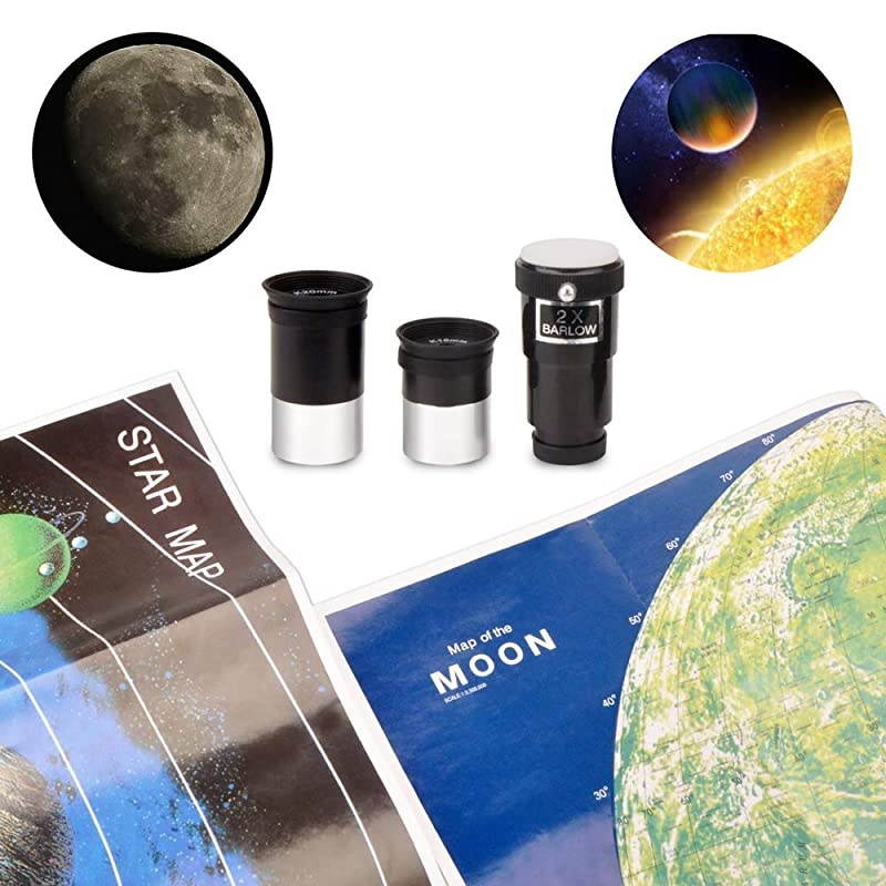 Telescope for Kids and Beginners with Backpack Smartphone Adapter Portable Astronomical Travel Telescope 70mm Refractor Great Astronomy Gift for Kids to Explore Moon Space