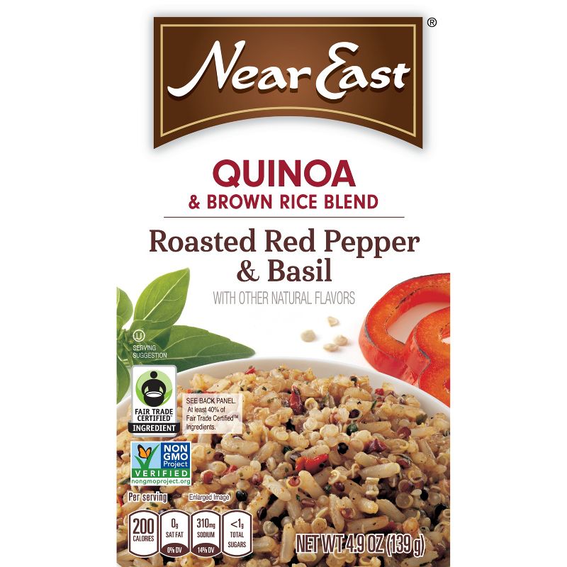 Near East Roasted Red Pepper & Basil Blend Quinoa - 4.9oz
