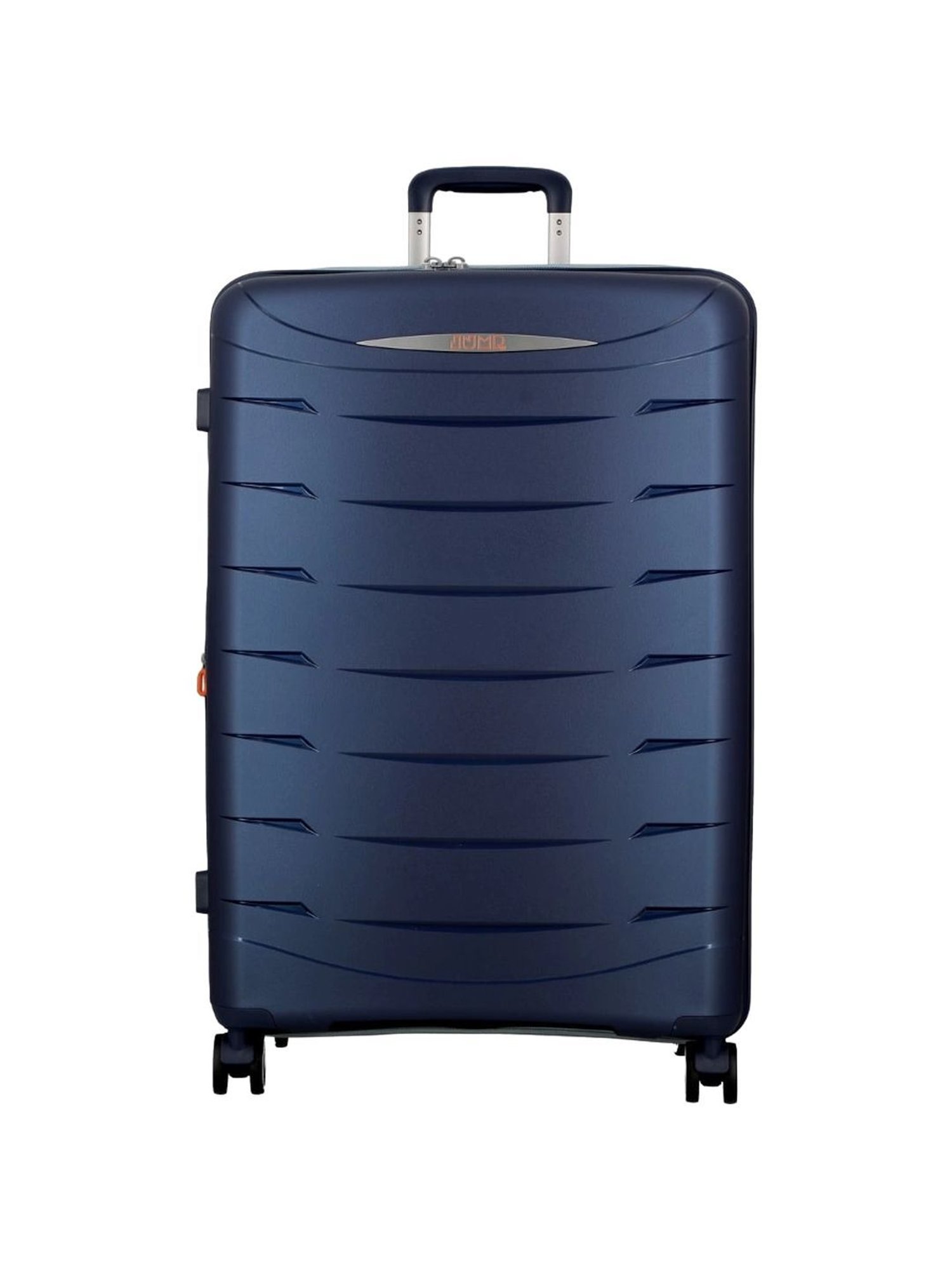 Jump Furano 2 Metallic Blue 8 Wheels Large Hard Cabin Trolley Bag